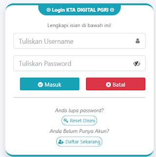 Register PGRI Musi Banyuasin - Persatuan Guru Republik Indonesia Cabang Musi Banyuasin
